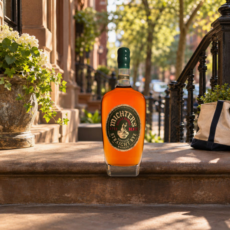 Michter's 10 Year Single Barrel Kentucky Straight Rye Whiskey brownstone stoop - Liquor Geeks
