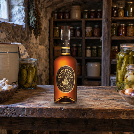 Michters US1 Sour Mash Bourbon Whiskey pickle cellar - Liquor Geeks