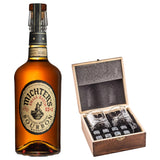 Michter's US*1 Small Batch Bourbon With Gift — Wooden Box, 2 Glasses & Whiskey Stones