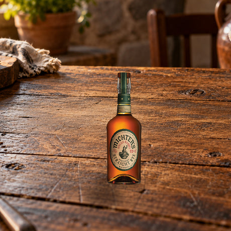 Michters US1 Single Barrel Straight Rye Whiskey rye bread board - Liquor Geeks