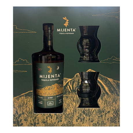 Mijenta Tequila Reposado Gift Set With 2 Glasses