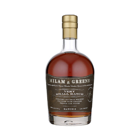 Milam & Greene Straight Bourbon Very Small Batch Finished With Charred French Oak 108 - Liquor Geeks