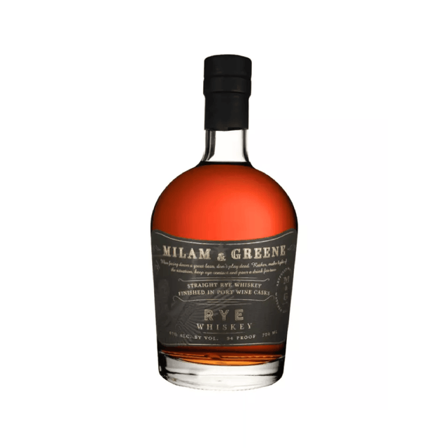 Milam & Greene Straight Rye Whiskey Finished In Port Wine Casks 94 - Liquor Geeks