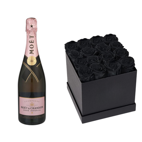 Moet & Chandon Champagne Brut Rose Imperial With Gift - Liquor Geeks