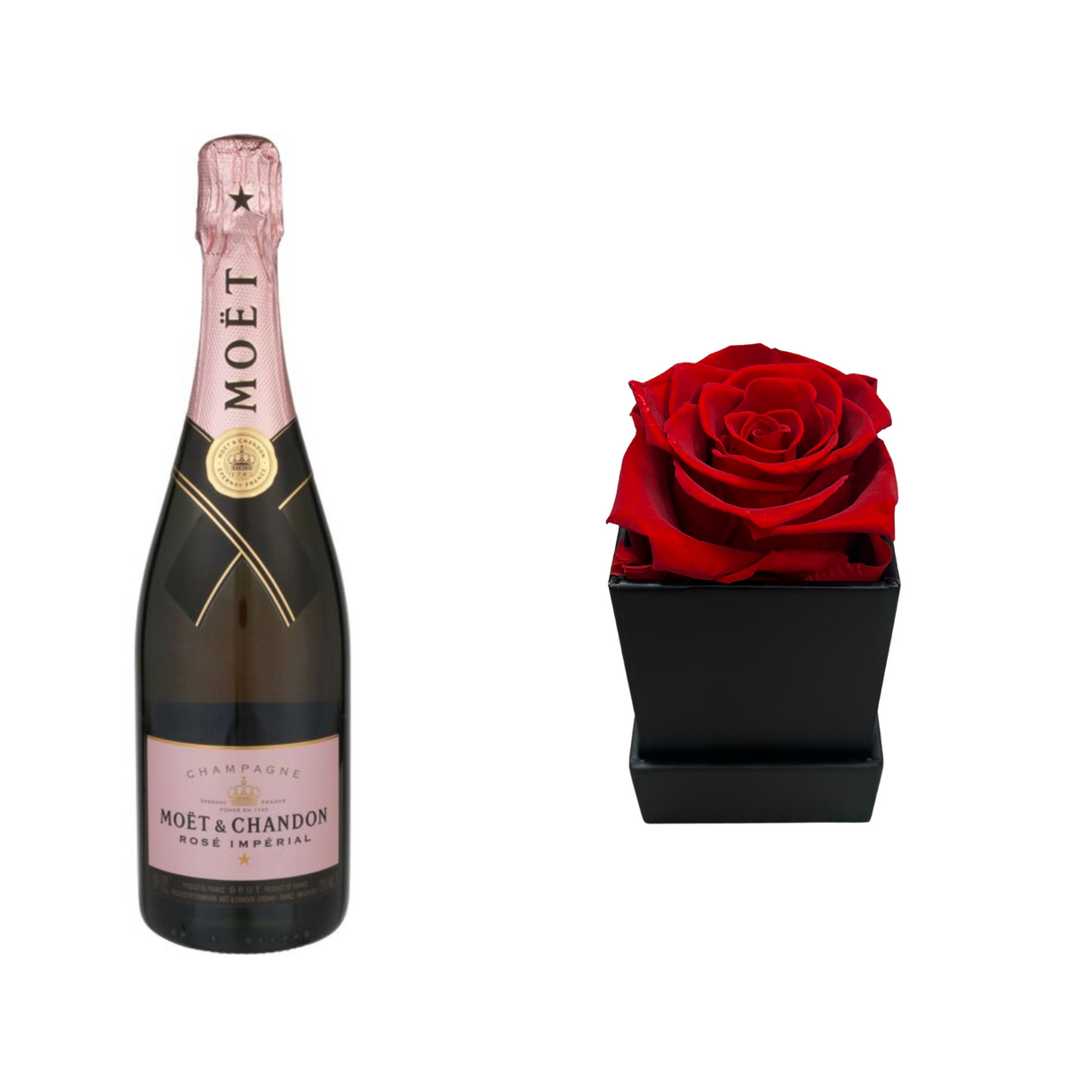 Moet & Chandon Champagne Brut Rose Imperial With Gift - Liquor Geeks