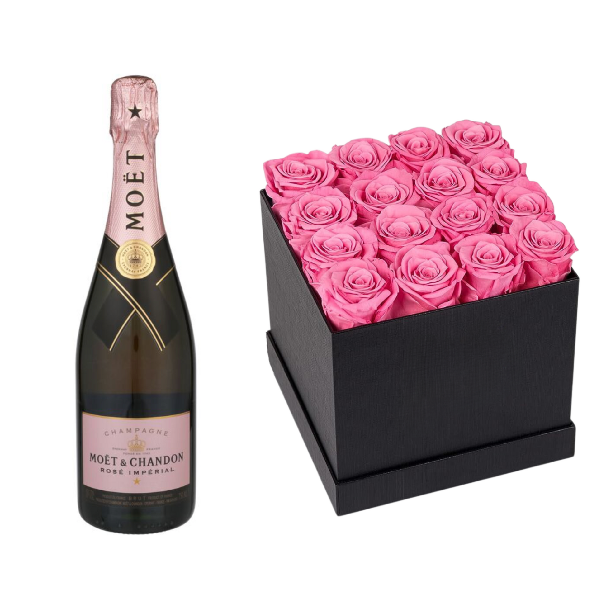 Moet & Chandon Champagne Brut Rose Imperial With Gift - Liquor Geeks
