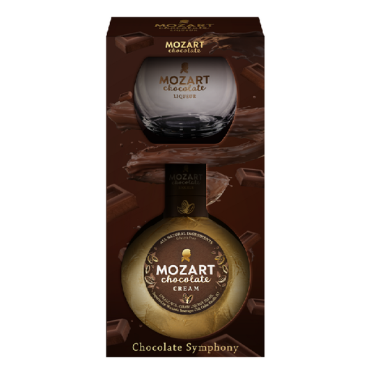 Mozart Chocolate Cream Liqueur W/ Tumbler - Liquor Geeks