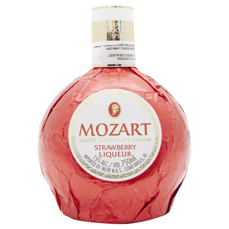 Mozart White Chocolate Strawberry Cream Liqueur - Liquor Geeks