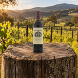 Heitz Cellar Cabernet Sauvignon Martha's Vineyard Napa Valley 2019 With Wood Box mustard fence post - Liquor Geeks