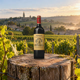 Chateau Angelus Saint Emilion Grand Cru 2022 With Wood Box oak gate fence - Liquor Geeks