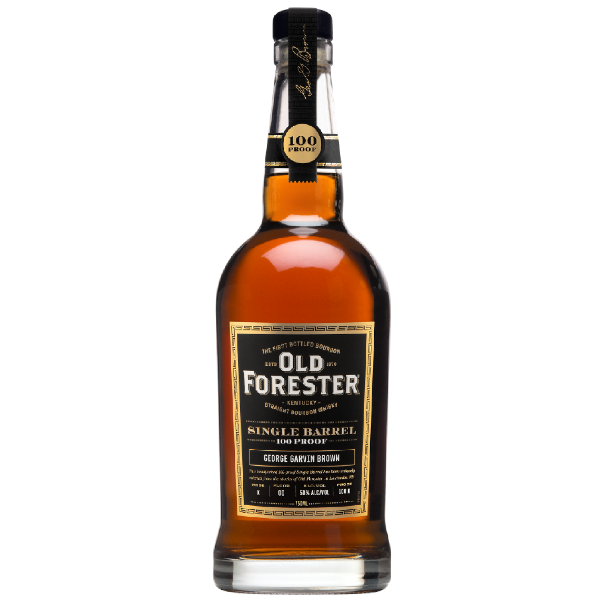 Old Forester Single Barrel 100 Proof Kentucky Straight Bourbon Whiskey - Liquor Geeks