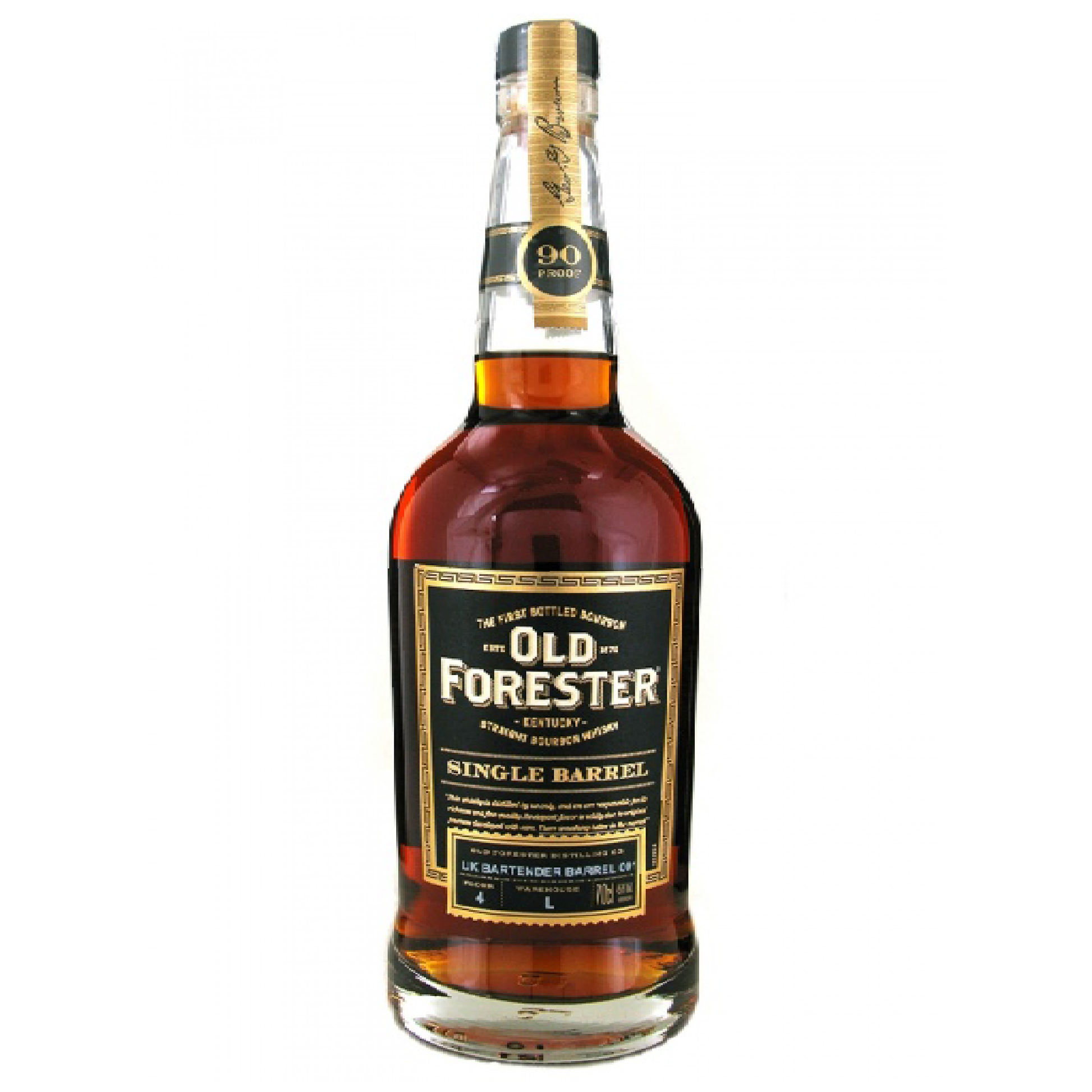 Old Forester Single Barrel Kentucky Straight Bourbon Whiskey - Liquor Geeks