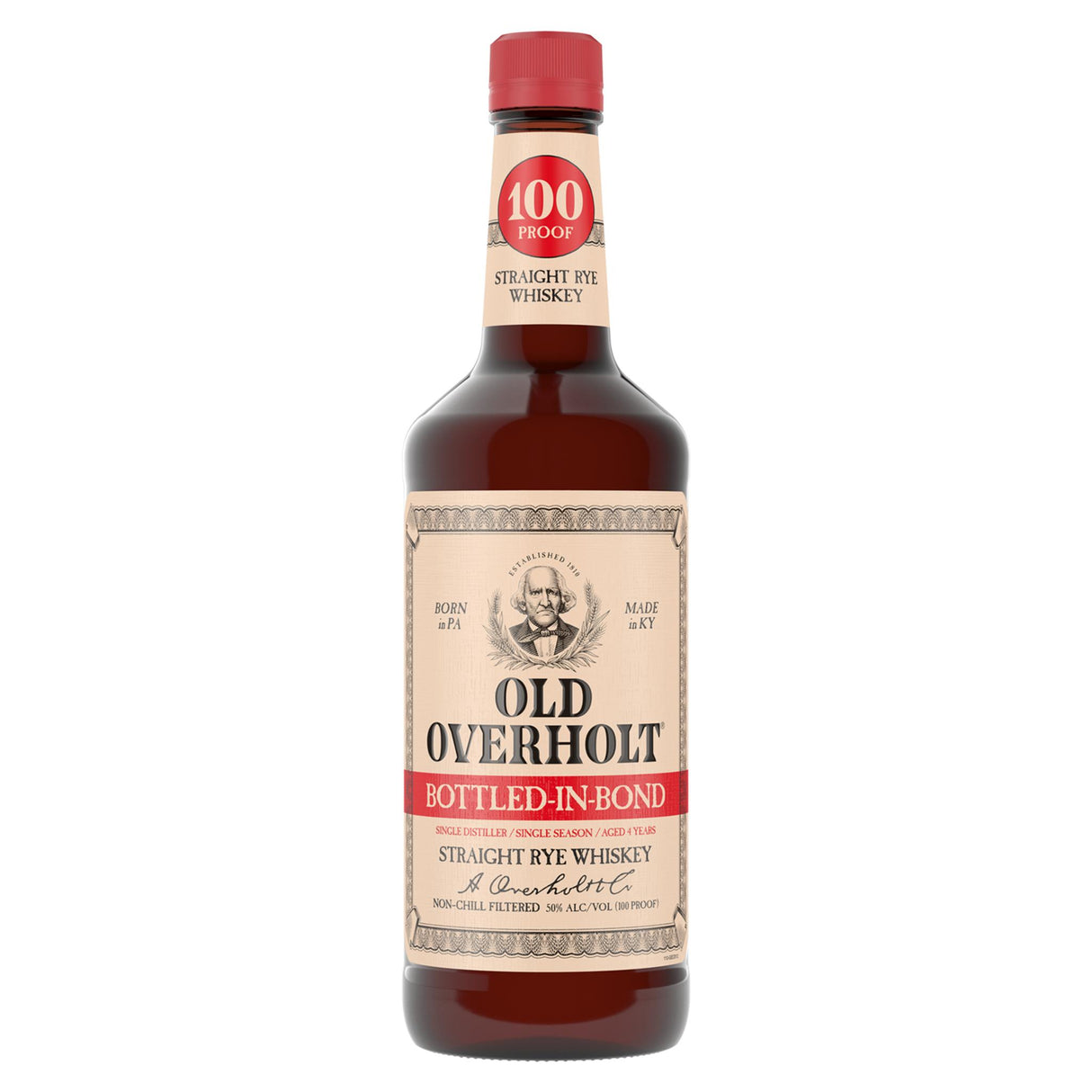 Old Overholt Straight Rye Whiskey Bonded 4 Yr - Liquor Geeks