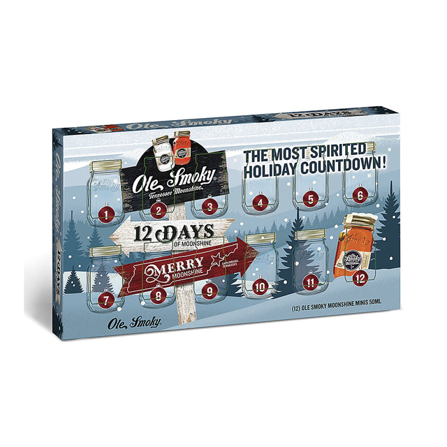 Ole Smoky 12 Days of Moonshine Holiday Pack 12 x 50mL