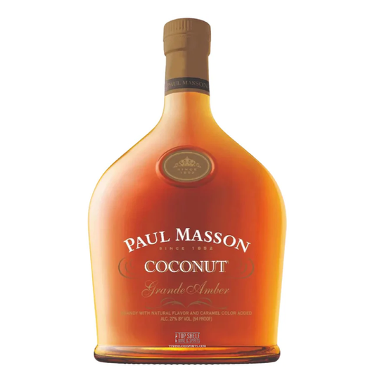Paul Masson Coconut Flavored Grape Brandy Grande Amber - Liquor Geeks