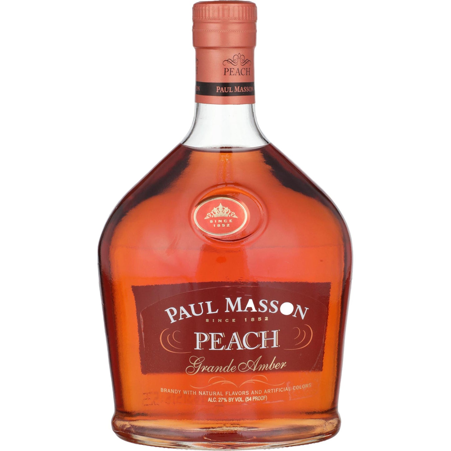 Paul Masson Peach Flavored Brandy Grande Amber - Liquor Geeks