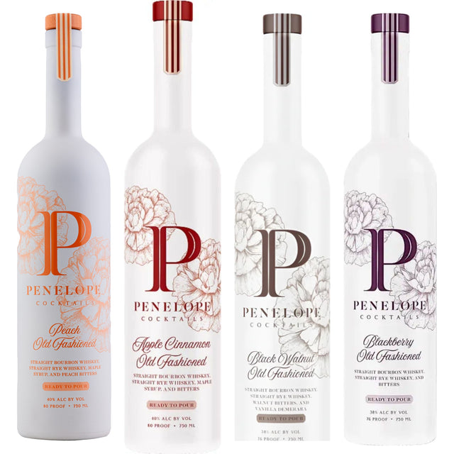 Penelope Old Fashioned Collection — Peach, Apple Cinnamon, Black Walnut & Blackberry