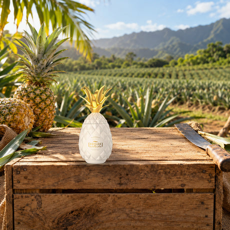 Pinaq Colada Liqueur pineapple crate - Liquor Geeks