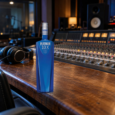 Platinum 10X Vodka studio console - Liquor Geeks