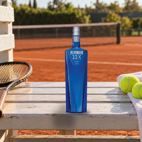 Platinum 10X Vodka tennis club bench - Liquor Geeks