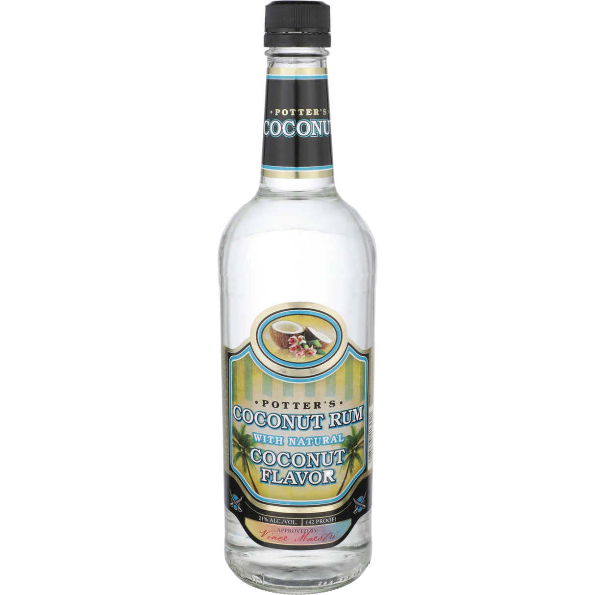 Potter's Coconut Flavored Rum - Liquor Geeks