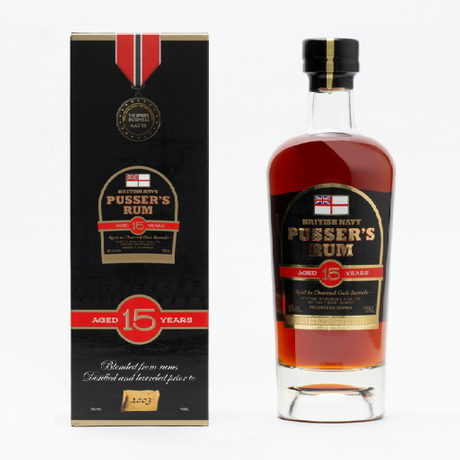Pusser's Navy Rum British Navy 15 Yr W/ Gift Box - Liquor Geeks
