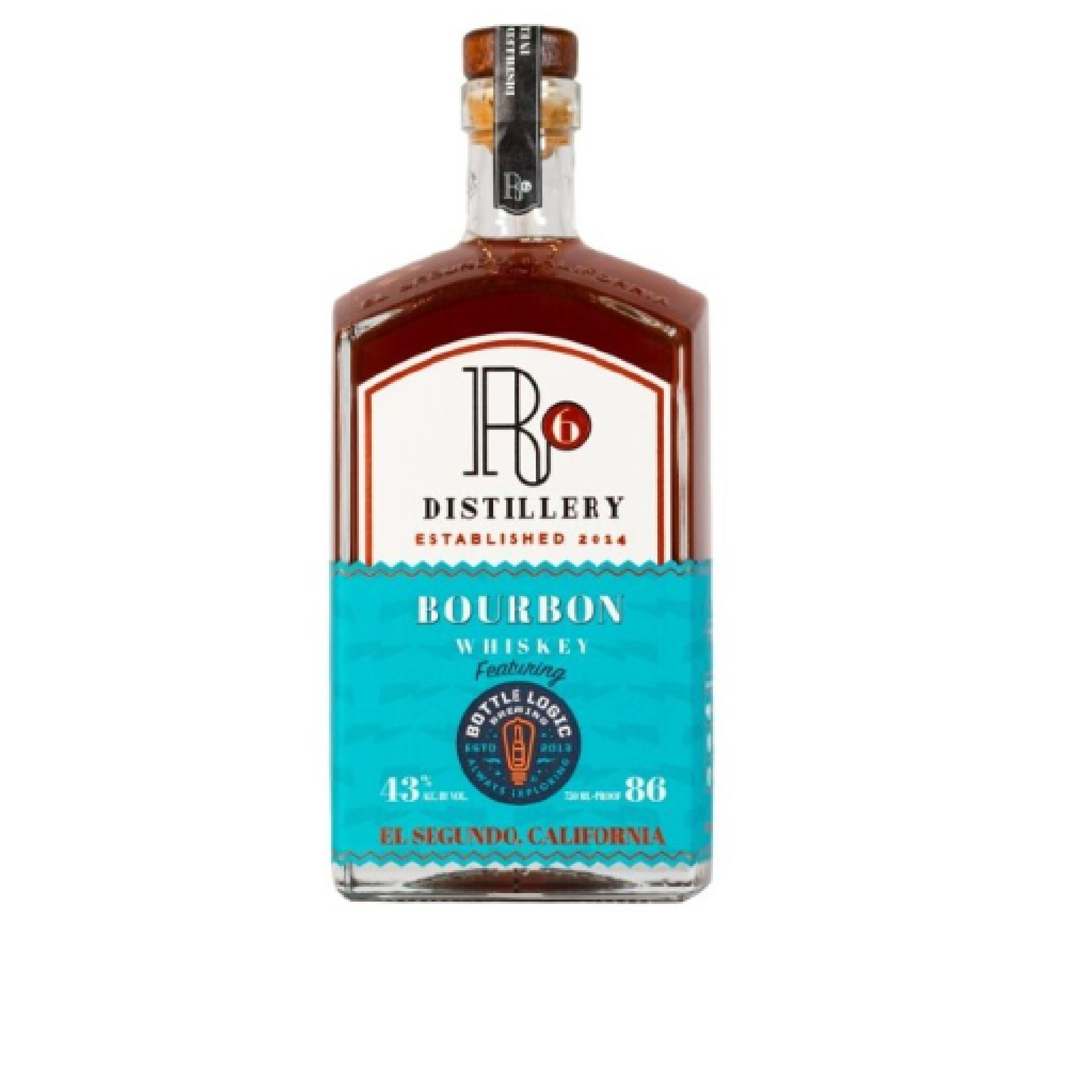 R6 Distillery Bourbon Bottle Logic Brewing - Liquor Geeks