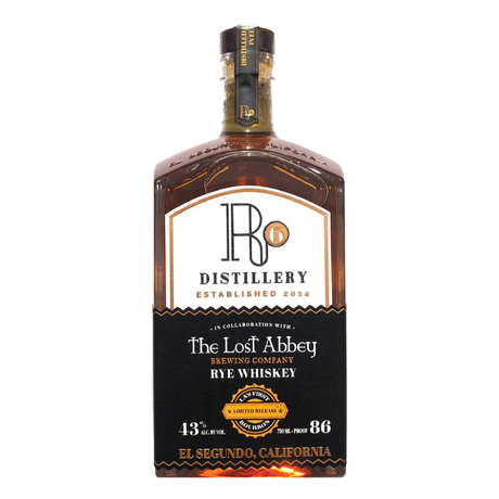 R6 Distillery Rye Whiskey The Lost Abbey Limited Release - Liquor Geeks