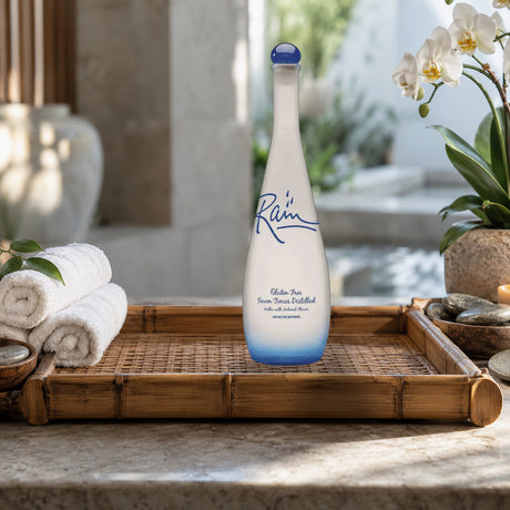 Rain Vodka spa bamboo tray - Liquor Geeks