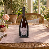 Dom Perignon Champagne Brut Rosé Plénitude Deuxième P2 2003 rattan pink brunch - Liquor Geeks