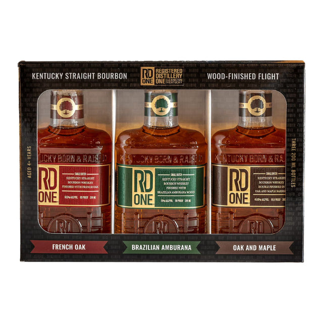 RD One Kentucky Straight Bourbon Wood-Finished Flight 3 x 200mL
