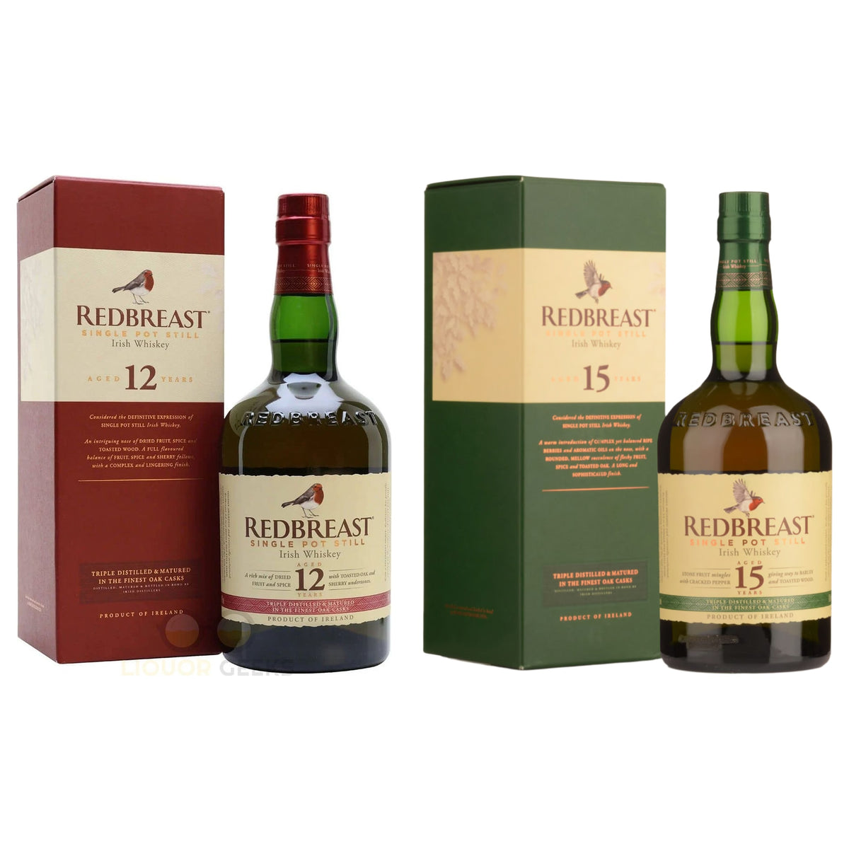 Redbreast 12 Year & 15 Year Pair