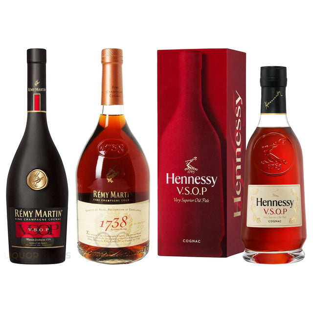 Rémy Martin VSOP, 1738 Accord Royal & Hennessy VSOP Trio