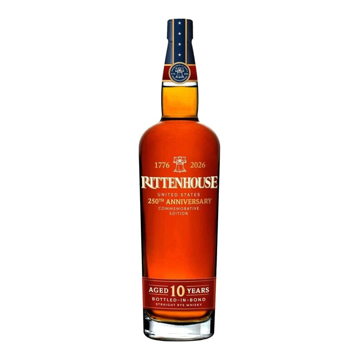 Rittenhouse 250th Anniversary Commemorative 10 Year Straight Rye Whiskey
