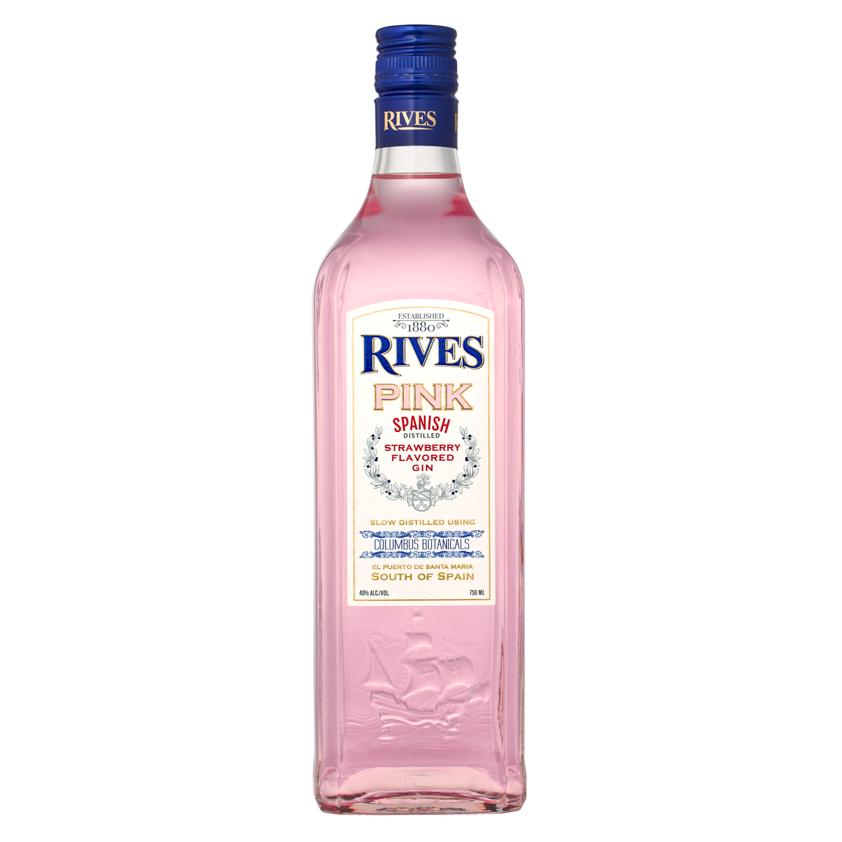 Rives Pink Strawberry Flavord Gin - Liquor Geeks