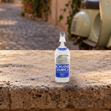 Romana Sambuca Liqueur roman side street - Liquor Geeks
