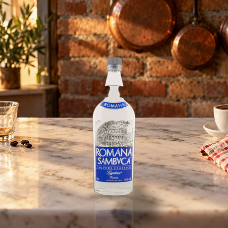 Romana Sambuca Liqueur trattoria counter - Liquor Geeks