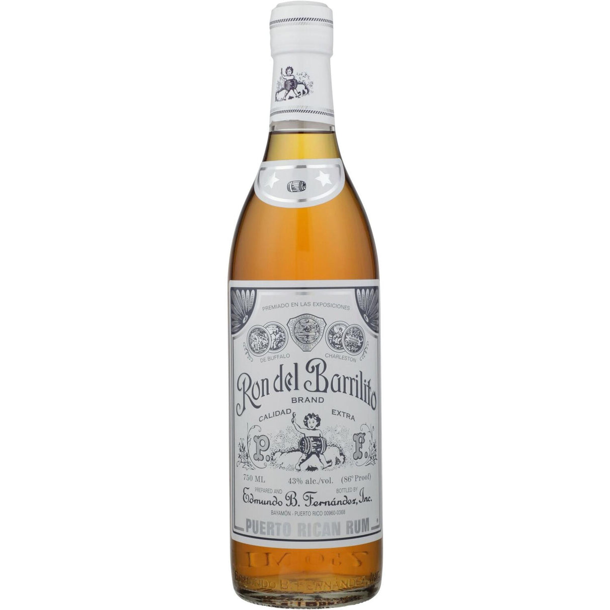 Ron Del Barrilito Aged Rum Two Stars Calidad Extra - Liquor Geeks