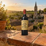 Chateau Angelus Saint Emilion Grand Cru 2022 With Wood Box rooftop terracotta terrace - Liquor Geeks