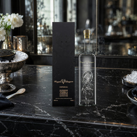 Royal Dragon Imperial Vodka caviar bar - Liquor Geeks
