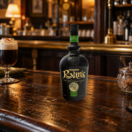 Ryan's Irish Cream Liqueur irish coffee counter - Liquor Geeks