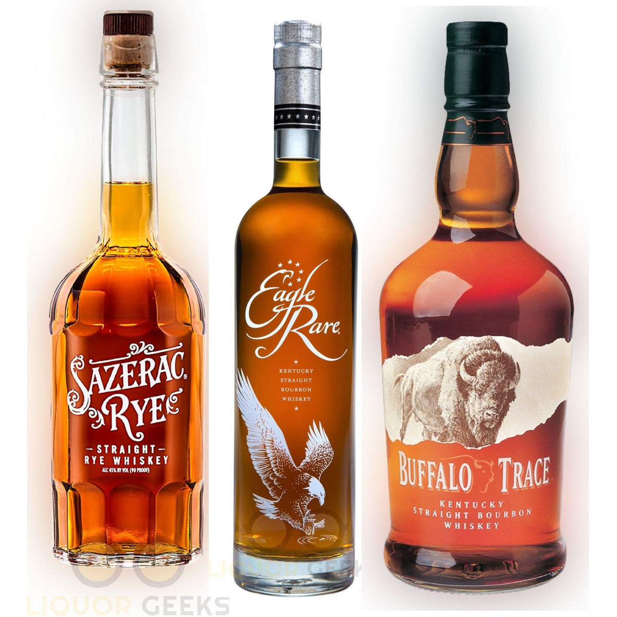 Sazerac Rye, Eagle Rare & Buffalo Trace Trio