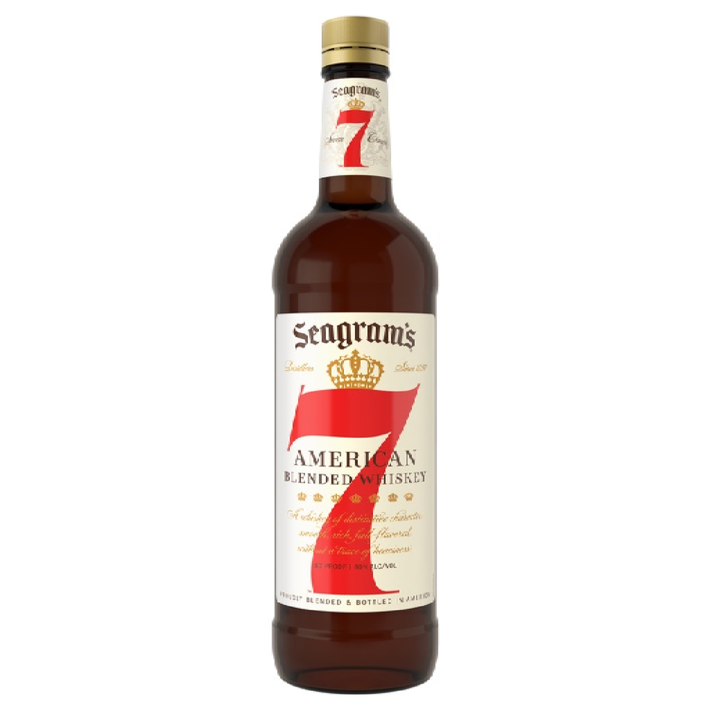 Seagram's Blended American Whiskey 7 Crown - Liquor Geeks