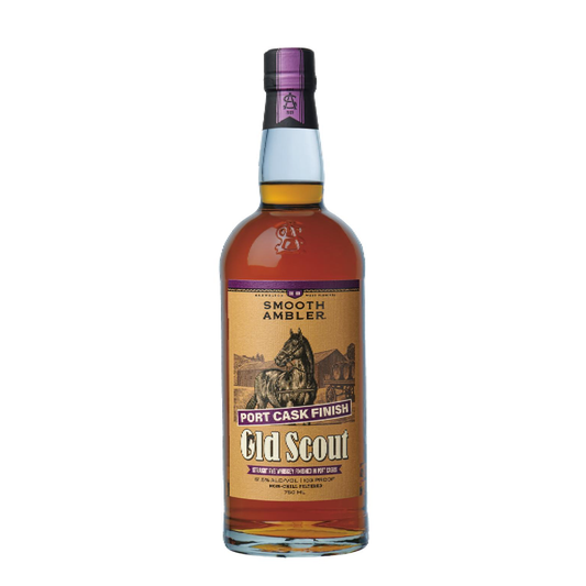 Smooth Ambler Straight Rye Whiskey Old Scout Rye Port Cask Finish - Liquor Geeks