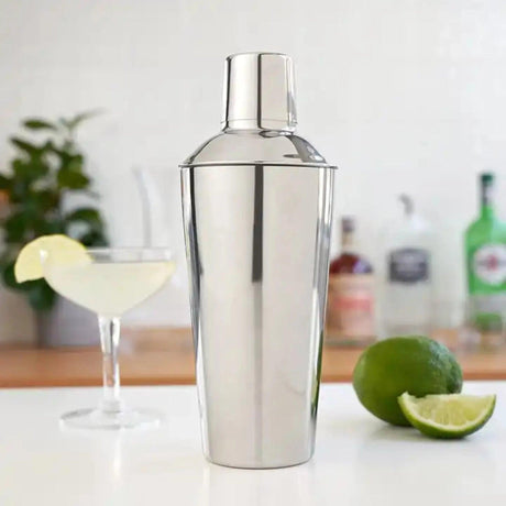 Stainless Steel Retro Cocktail Shaker - Liquor Geeks