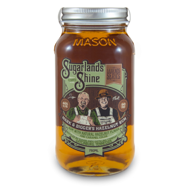 Sugarlands Shine Mark & Digger's Hazelnut Rum - Liquor Geeks