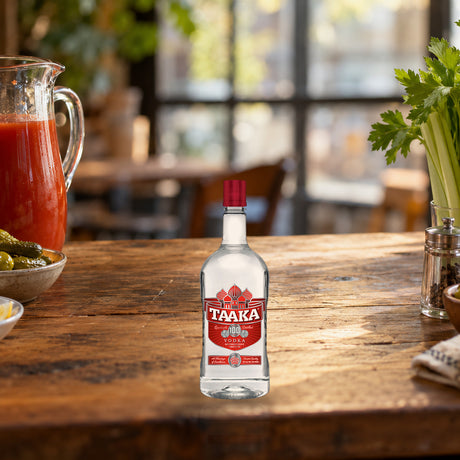 Taaka 100 Proof Vodka bloody mary bar - Liquor Geeks