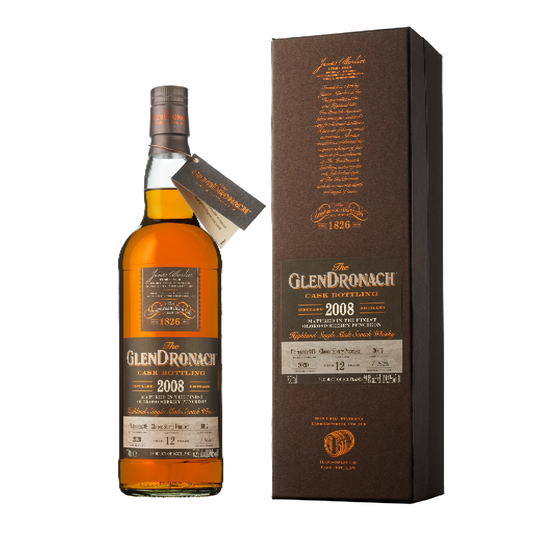 The GlenDronach 12 Year Old 2008 Cask #3017 Single Malt Scotch Whiskey - Liquor Geeks