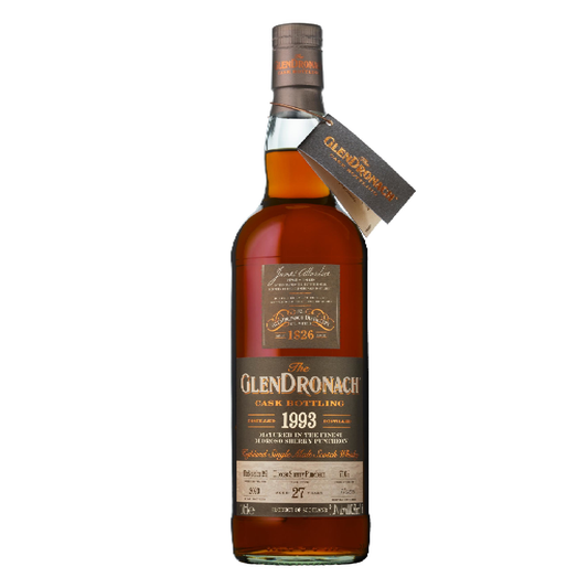 The GlenDronach 27 Year Old 1993 Cask #7102 Single Malt Scotch Whiskey - Liquor Geeks
