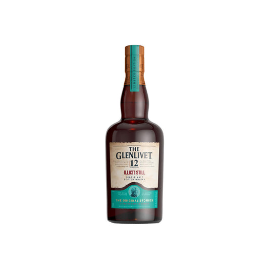The Glenlivet Single Malt Scotch Illicit Still The Original Stories 12 Yr 96 No Carton - Liquor Geeks